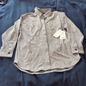 Athleta Textured shirt jacket veste-chemise texture